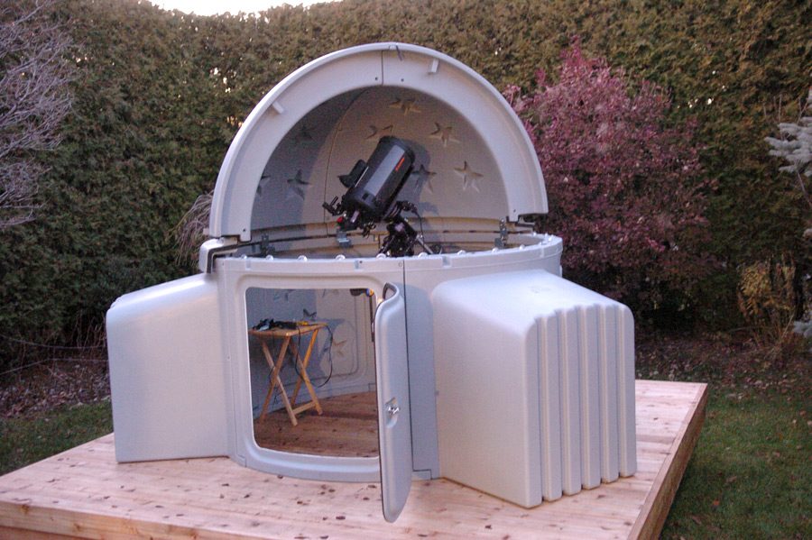 Observatorio astronómico casero